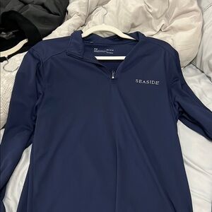 Men's Navy Under Amour Seaside,Florida Quarter Zip